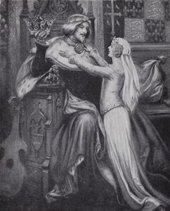 El rey Ricardo II con la joven Isabel de Valois de Paul (after) Hardy