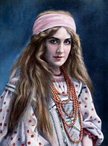 Marguerite Carre (1880-1947) en el papel de Snegourotchka, en La doncella de las nieves, de Nikolai Rimsky-Korsakov (1844-1908) de Paul (after) Nadar
