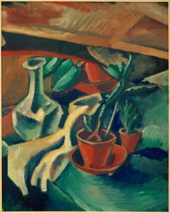 Cactus y jarra de Paul Adolf Seehaus
