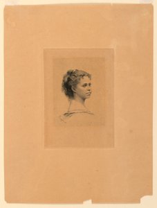 Retrato de Mlle. Delaporte de Paul Adolphe Rajon