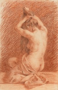 Peluquería de Figura Femenina de Paul Albert Baudouin