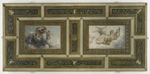 Boceto para el ayuntamiento de Saint-Maur-des-Fossés: Noche y día de Paul Albert Baudouin