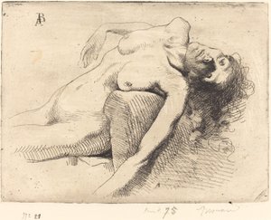 Mujer moribunda La Mourante, 1885 de Paul Albert Besnard
