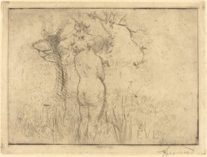 Eva antes del manzano, 1892 de Paul Albert Besnard