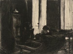 Intimidad, 1889 de Paul Albert Besnard