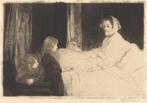 La madre enferma