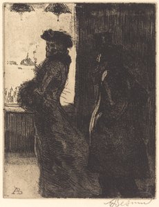 La mujer desconocida, 1900 de Paul Albert Besnard
