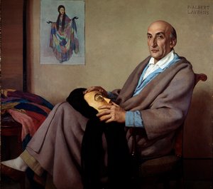 Retrato del director y hombre de teatro Jacques Copeau (1879-1949)