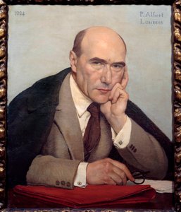Retrato del escritor francés Andre Gide (1869-1951) de Paul Albert Laurens