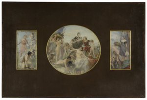 Boceto para el comedor del Hôtel de Ville de París: La Chasse. L