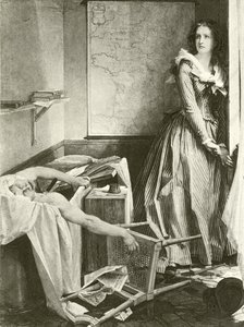 Charlotte Corday y Marat de Paul Baudry