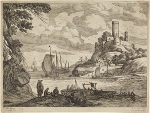 Escena portuaria