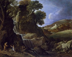 Cristo tentado en el desierto, 1626