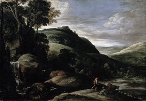 Paisaje montañoso de Paul Bril