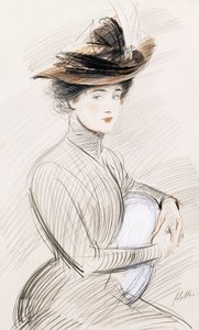 Una dama elegante de Paul Cesar Helleu