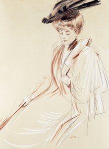 Retrato de una dama de Paul Cesar Helleu