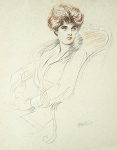 Retrato de una Dama, Sentada de Paul Cesar Helleu