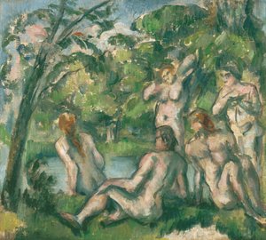 Bañistas de Paul Cézanne