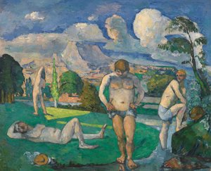 Bañistas en Reposo de Paul Cézanne