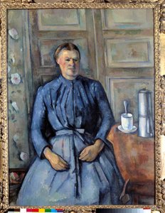 La mujer a la cafetera de Paul Cézanne