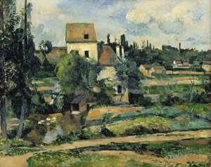 El molino sobre la Couleuvre en Pontoise de Paul Cézanne