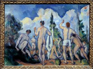 Los bañistas de Paul Cézanne