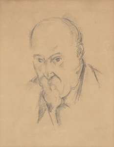 Autorretrato [recto] de Paul Cézanne