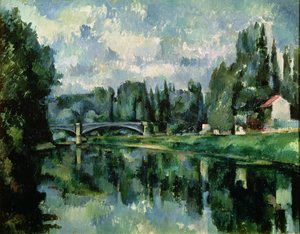 Las orillas del Marne en Creteil, c.1888 de Paul Cézanne