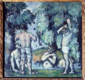 Las cinco bañistas de Paul Cézanne