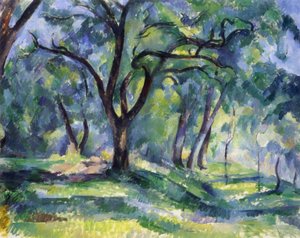 El bosque de Paul Cézanne