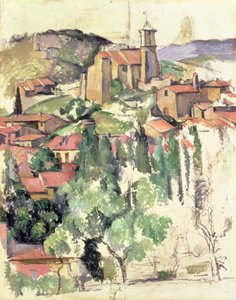 El Pueblo de Gardanne de Paul Cézanne