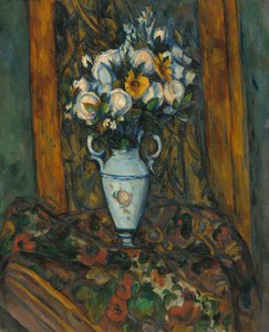 Jarrón de flores de Paul Cézanne