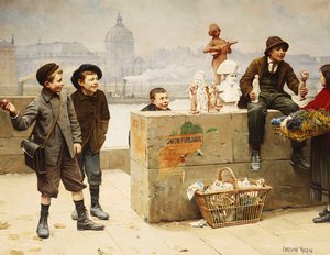 Los Jóvenes Vendedores de Paul Charles Chocarne Moreau