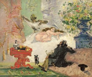 Una Olimpia moderna, 1873-74 de Paul Cézanne