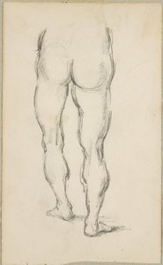 Después de Luca Signorelli: estudio de piernas, c.1883-86