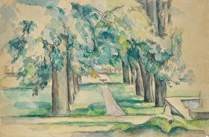 Avenida de Castaños en el Jas de Bouffan de Paul Cézanne