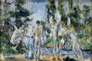 Bañistas de Paul Cézanne