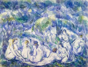 Bañistas de Paul Cézanne