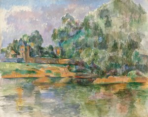 Orillas del Sena en Médan de Paul Cézanne