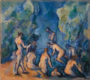 Bañistas (Baigneurs) de Paul Cézanne