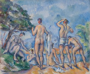 bañistas de Paul Cézanne