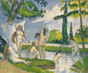 Bañistas de Paul Cézanne