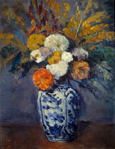 Ramo de dalias de Paul Cézanne