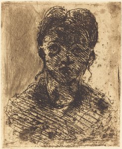 Busto de una Chica de Paul Cézanne