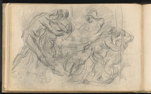Escena de carnaval de Paul Cézanne