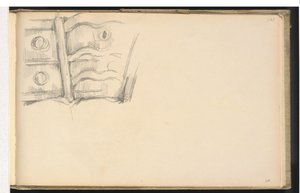 Silla y tocador de Paul Cézanne