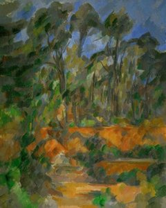 Claro del bosque de Paul Cézanne