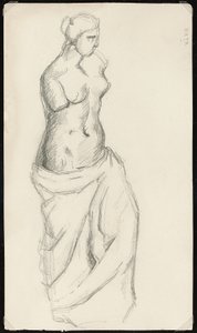 Según la antigüedad: Venus de Milo, c.1872-73 de Paul Cézanne