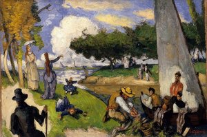 Los pescadores de Paul Cézanne