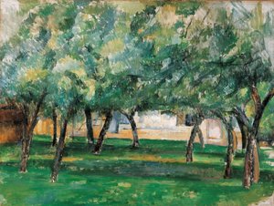Granja en Normandía, 1885-1886 de Paul Cézanne